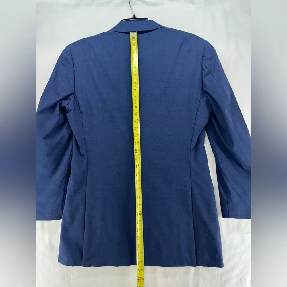 INDOCHINO Mens Solid Blue WOOL Sport Coat‎ Suit Jacket Blazer NEW NWT 36